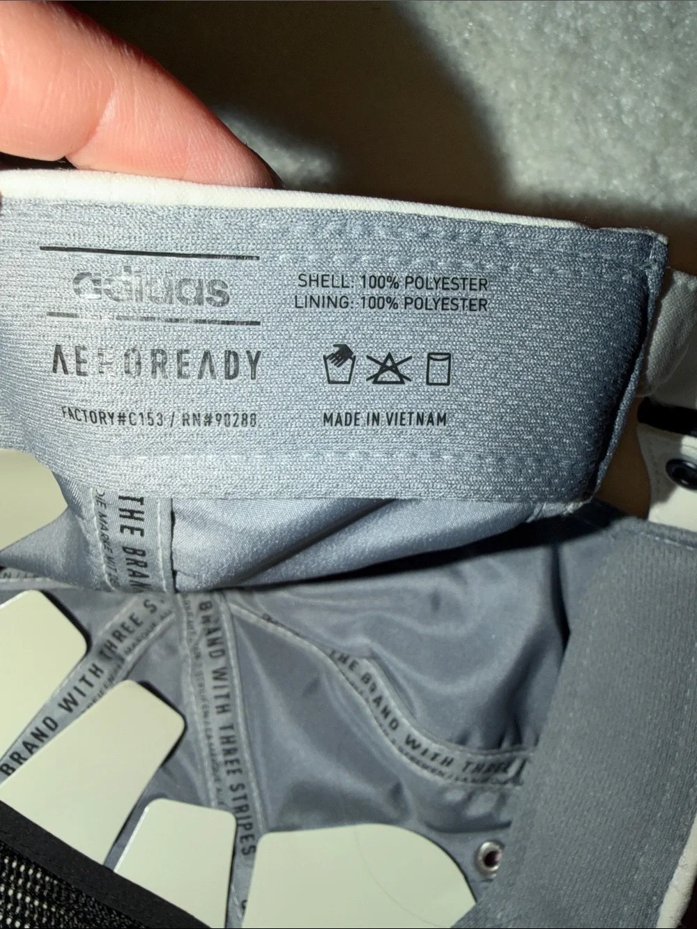 NEW adidas Cream Aeroready Adjustable Fit Baseball Cap